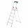 HAILO Aluminium-Sicherheitsleiter Haushaltsleiter „L60 EasyClix“ 5 Stufen