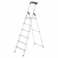 HAILO Aluminium-Sicherheitsleiter Haushaltsleiter...