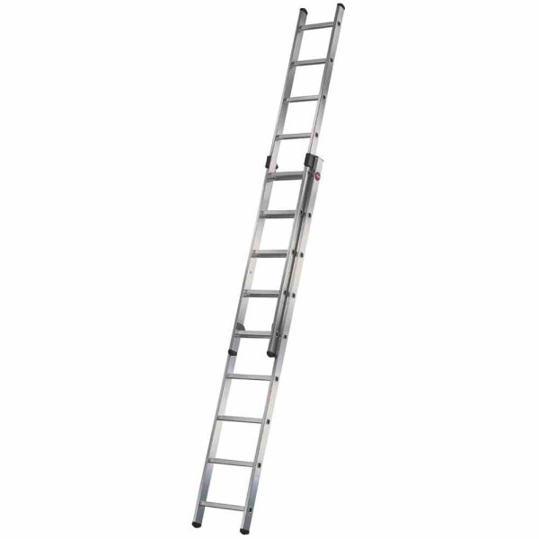 HAILO 7209-007 Schiebeleiter 2x9 Spros. Aluminium