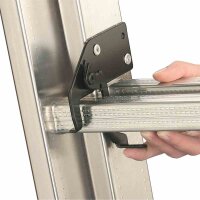 HAILO 7209-007 Schiebeleiter 2x9 Spros. Aluminium