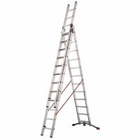 HAILO 9312-507 Kombileiter 3x12 Sprossen Aluminium
