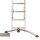 HAILO 9312-507 Kombileiter 3x12 Sprossen Aluminium