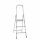 ALPFA Haushaltsleiter 3 Stufen Alu Aluminium Leiter Treppe 2,36m Arbeitshöhe