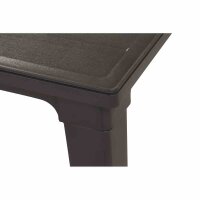 ALLIBERT Lofttisch Futura 165x95 cm graphit Vollkunststoff Gartentisch