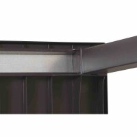 ALLIBERT Lofttisch Futura 165x95 cm graphit Vollkunststoff Gartentisch