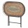 SIENA GARDEN Serviertisch Prato 41x67,5x60 cm klappbar Mosaikoptik Gartenmöbel