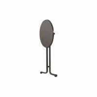 MFG Stehtisch Ø 70x110 cm rund grau klappbar Stahlrohrgestellt Stehbiertisch