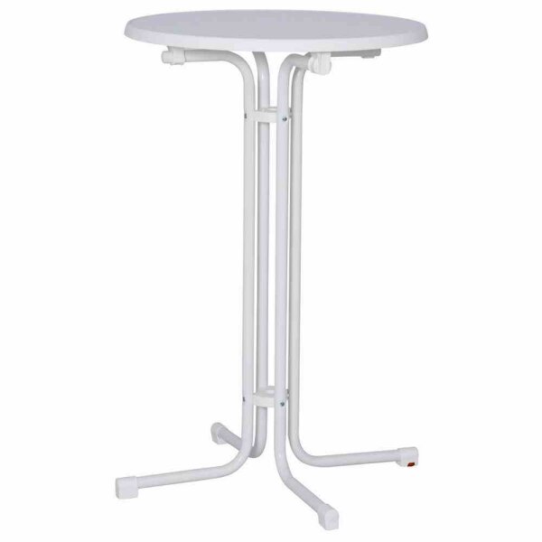 MFG 1602217 Stehbiertisch Ø 70x110 cm, weiß