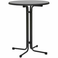 MFG Stehtisch Ø 85x110 cm rund grau klappbar...
