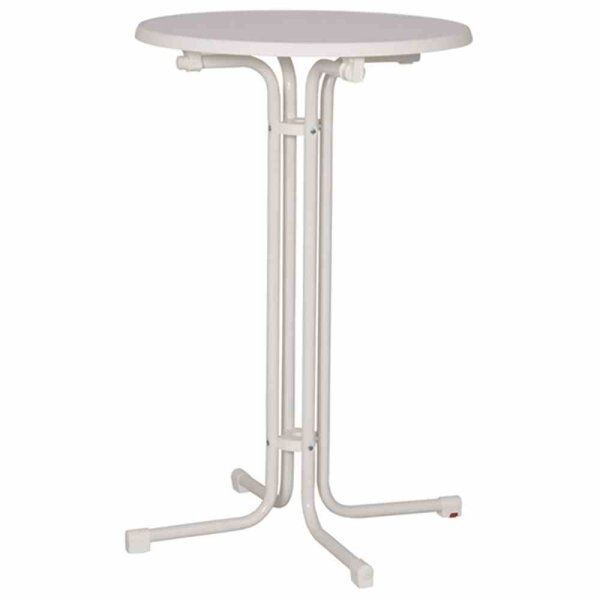 MFG 1604207 Stehtisch, Ø 85x110 cm, weiß
