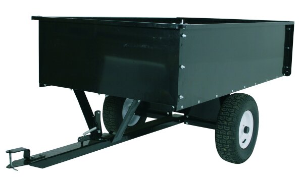 TEXAS 90053030 Anhänger kippbar mit 300 kg Traglast passend für Rasentraktoren