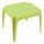 PROGARDEN Kindertisch Tavolo 50x50x44 cm lime green stapelbar wetterfest Tisch