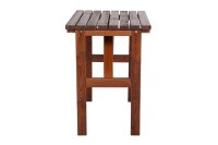 FUN STAR Tessin Bartisch 125x79 cm Kiefernholz braun