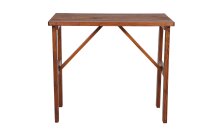 FUN STAR Tessin Bartisch 125x79 cm Kiefernholz braun