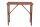 FUN STAR Tessin Bartisch 125x79 cm Kiefernholz braun