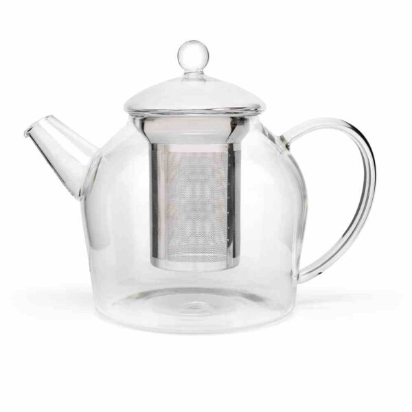 BREDEMEIJER Teekanne Santhee Glas 1,2 l mit Edelstahlfilter