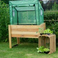 SIENA GARDEN Gewächshaus für Hochbeet modular