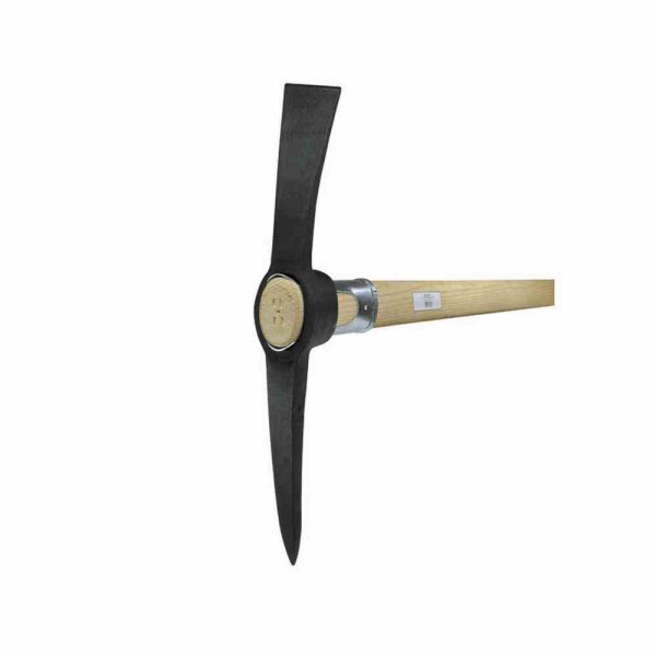 IDEAL Kreuzhacke 1,5 kg, 93 cm Buchenstiel, geschmiedet, ovales Auge