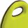SIENA GARDEN Universalkissen Neopren 49x30x4,5cm, oval
