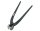 IRONSIDE Monierzange 300mm schwarz lackiert