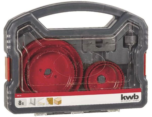 KWB Lochsägensatz 8tlg.PWRBOX