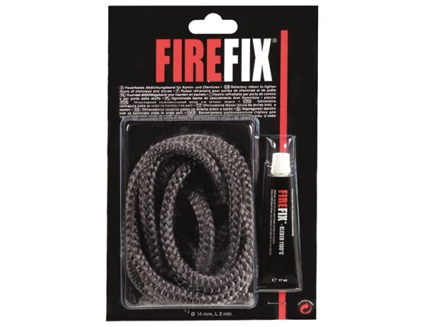 FIREFIX Keramikkordel Ø 14 mm inkl. Kleber