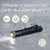 GP Cliptaschenlampe 20 lm 25m,IPX4 inkl.Batterie