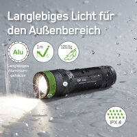 GP Taschenlampe 300 lm 100m,IPX4,inkl. Batterie