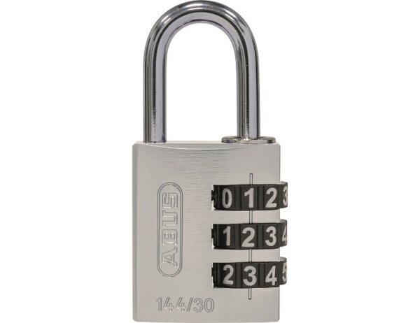 ABUS Zahlenschloss 144/30 silb Lock-Tag