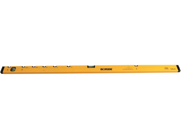 IRONSIDE Elektriker Wasserwaage 130cm, 2 Libellen, Alu