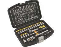 IRONSIDE Profi Steckschl.Set 35tlg 6,35mm(1/4) Flank Drive