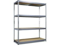 IRONSIDE Steckr.Holz/Metall190x150 4 Böden,...