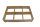 SIENA GARDEN Hochbeet 120x80x19,5 natur
