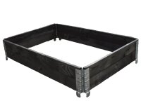 SIENA GARDEN Hochbeet 80x60x19,5 schwarz