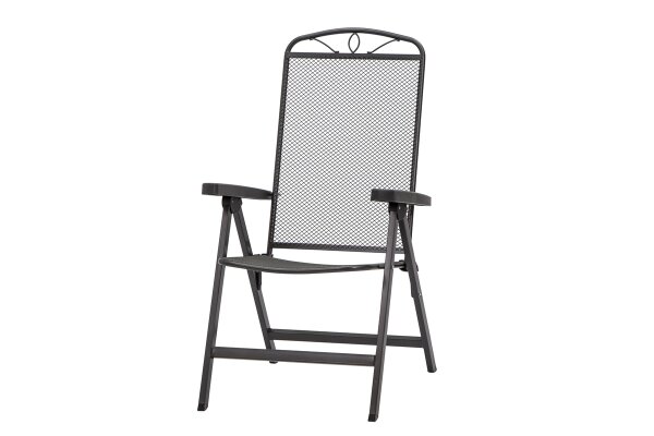 SIENA GARDEN Elda Klappsesessel anthra Streckmetall, anthrazit