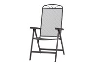 SIENA GARDEN Elda Klappsesessel anthra Streckmetall, anthrazit