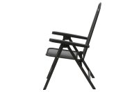 SIENA GARDEN Elda Klappsesessel anthra Streckmetall, anthrazit