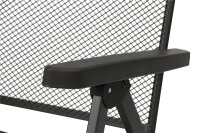 SIENA GARDEN Elda Klappsesessel anthra Streckmetall, anthrazit