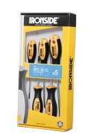 IRONSIDE Schraubendr-Set 5tlg 2500 2Komp-Griff C.V.-Sta