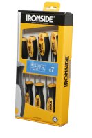 IRONSIDE Schraubendr-Set 7tlg 2500 2Komp-Griff C.V.-Sta