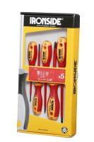 IRONSIDE Schr.dr.Set VDE 5tlg 2500 2Komp-Griff C.V.-Sta