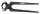IRONSIDE Kneifzange 180mm schwarz lackiert