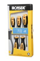 IRONSIDE Schraubendr-Set 5tlg Tx00 2Komp-Griff C.V.-Sta