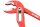 IRONSIDE Wasserpumpenzange 250 mm rot lackiert