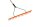 SIENA GARDEN KS-Gartenrechen 16 Zinken einseitig,64cm,mit Kante