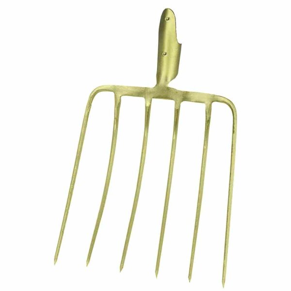 IDEAL IDEAL-Maisgabel, 6 Zinken, ohne Stiel Außenzinken aufgebogen