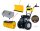 TEXAS Kehrmaschine Benzin 80 cm Schneeschieber Laubsammler Combi 800TG Set 4in1