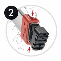 HAILO Wechselfuß Set EasyClix Garden Leiter Zubehör Kombileiter, L