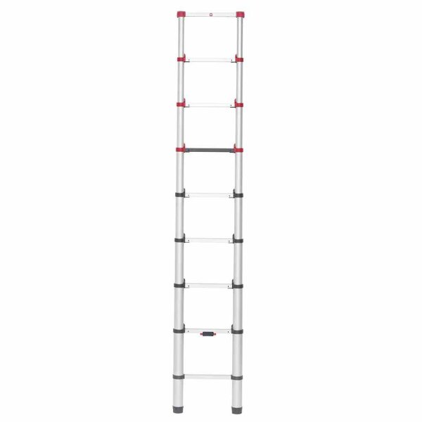 HAILO FlexLine Sicherheits-Teleskopleiter Anlegeleiter Aluleiter 9 Sprossen