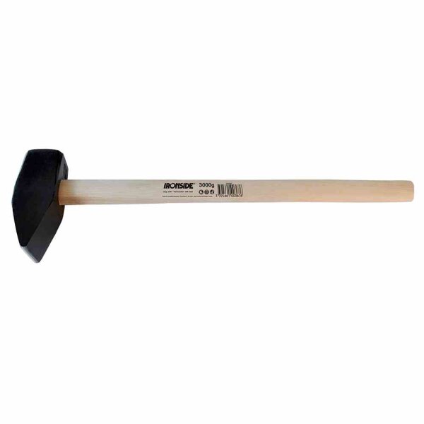 IRONSIDE 100368 Vorschlaghammer 4 kg mit Eschenstiel